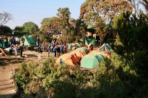Camp sur le mont Kilimandjaro