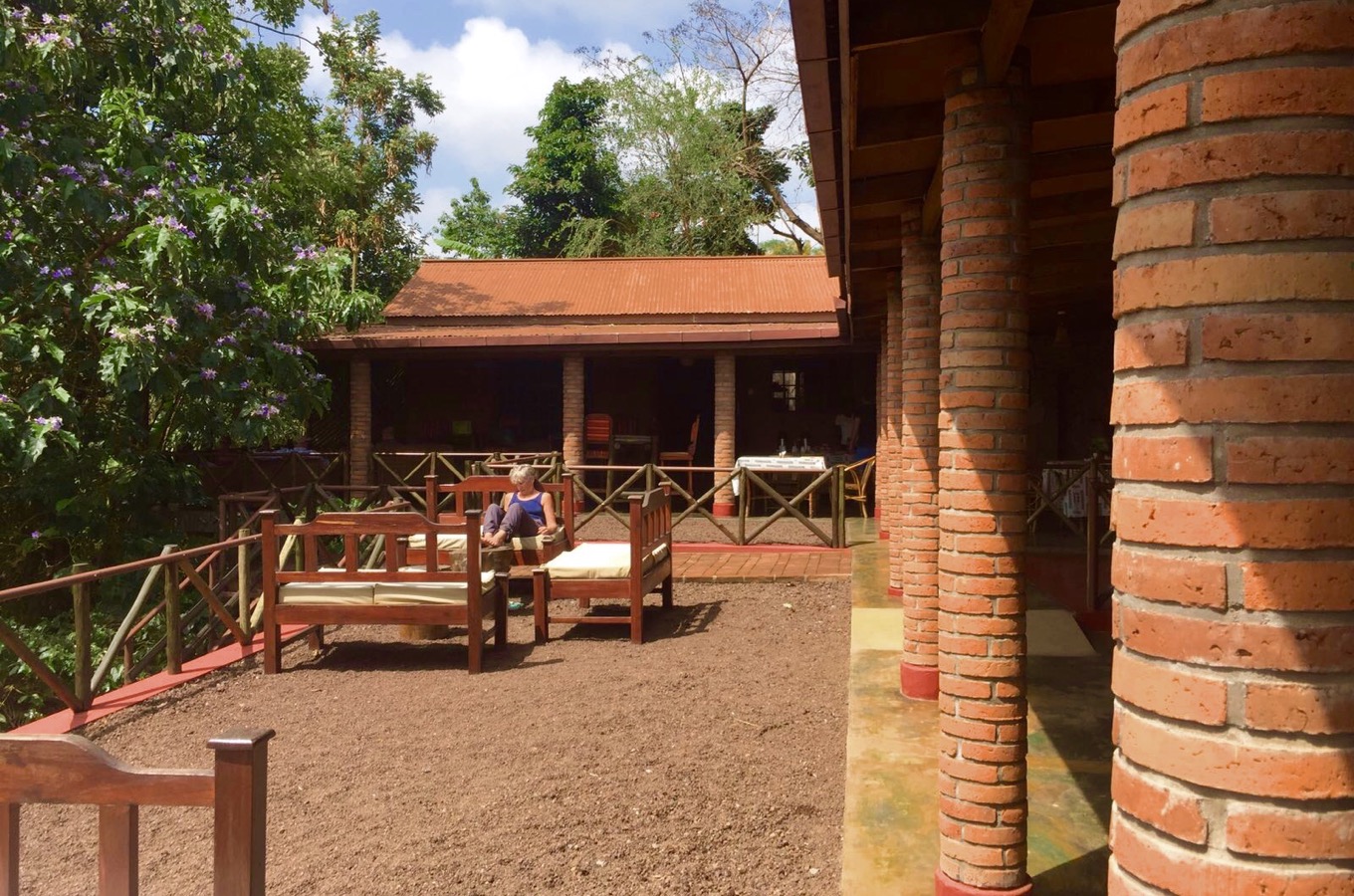 Terrasse de l’Ambureni Coffee Lodge