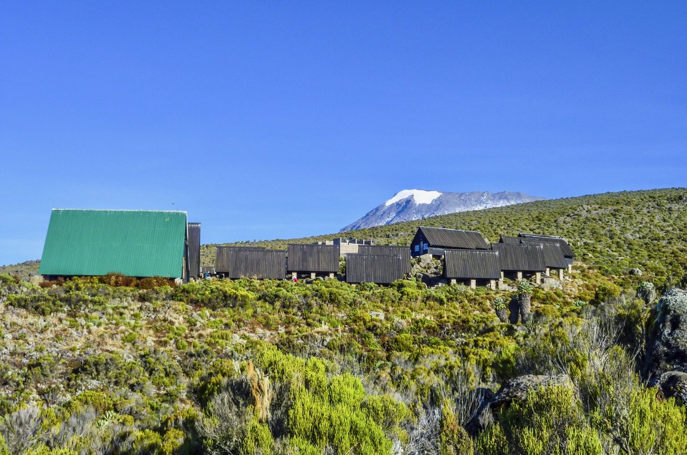 View into the country from the Marangu route