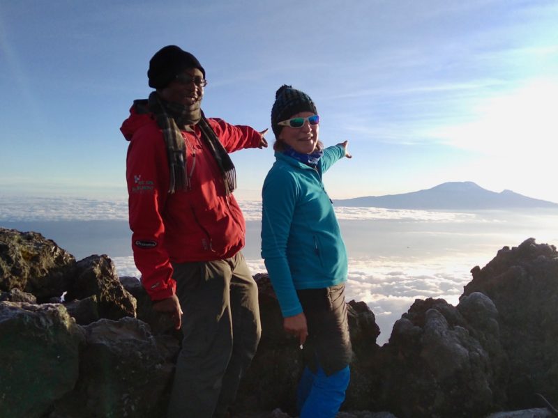Successful ascent of Mount Merus, the little brother of Kilimanjaro