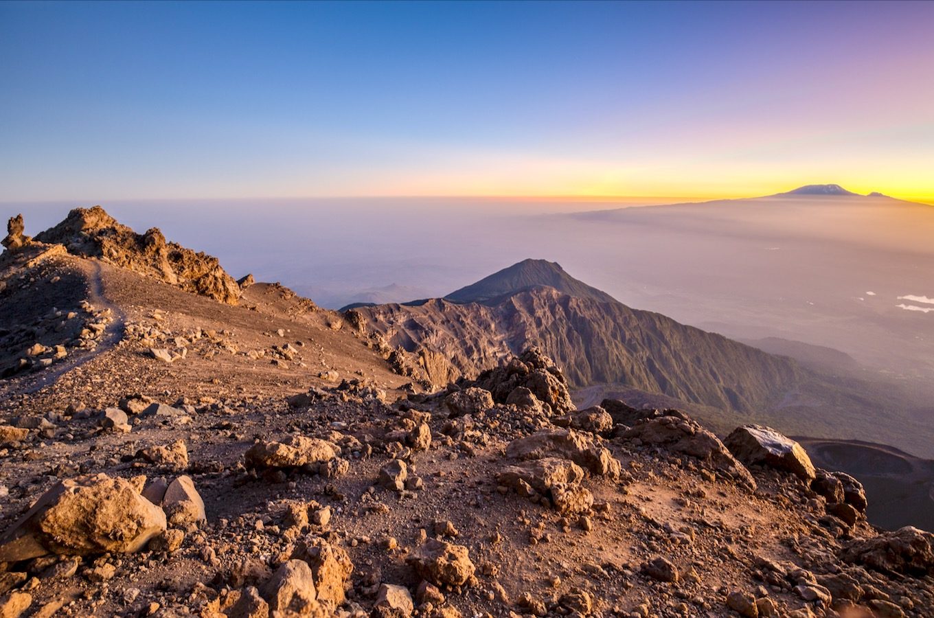 Sunrise at Mount Meru