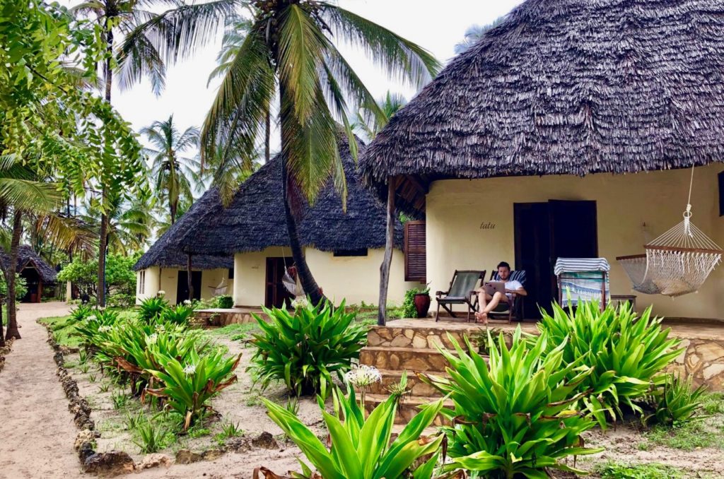 Bungalows der Tides Lodge in Pangani